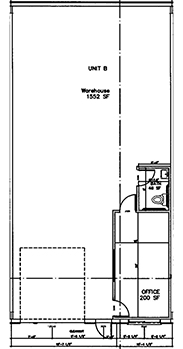 Floorplan for Unit #1909-B